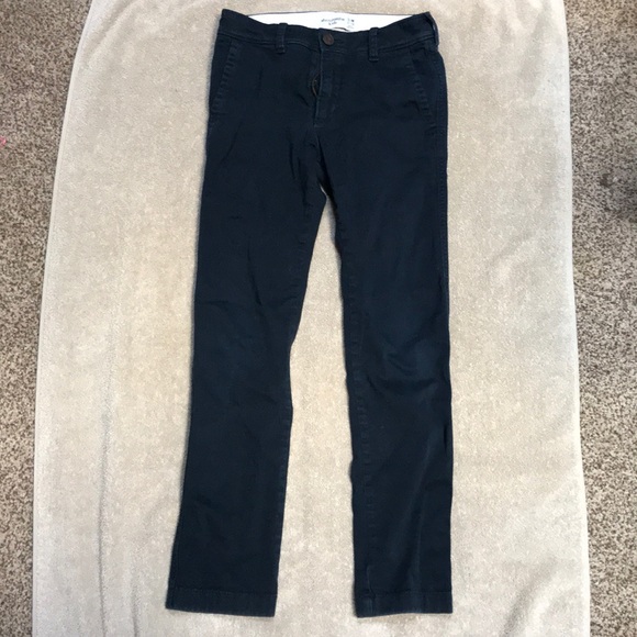 Abercrombie kids Slim 11/12 navy blue pants - Picture 1 of 1